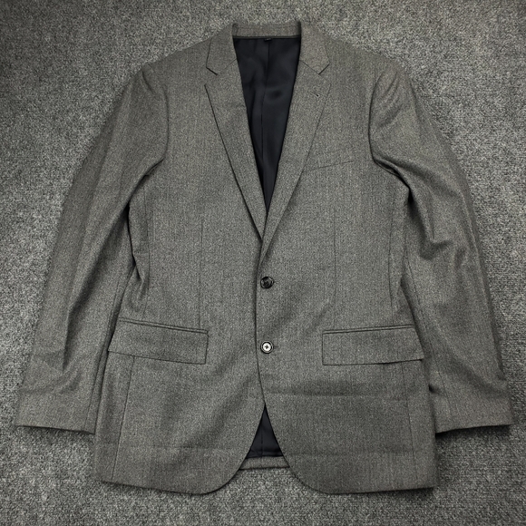 J Crew Ludlow Wool Blazer Mens 38R Vitale Barberis Canonico Gray Sport Coat